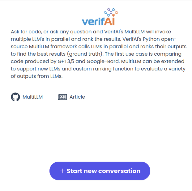 - VerifAI | MultiLLM
